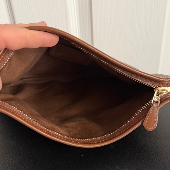 Coach Signature Tan and Brown Crossbody Bag - Picture 4 of 4